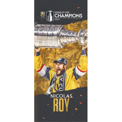 #10 Nicolas Roy Stanley Cup Champion Banner