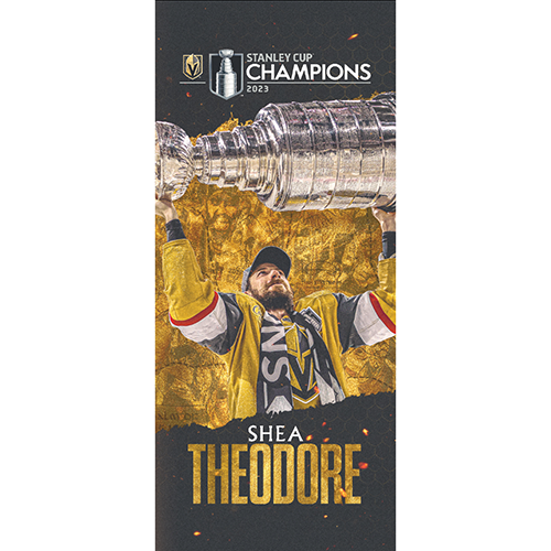 #27 Shea Theodore Stanley Cup Champions Street Pole Banner - SC478