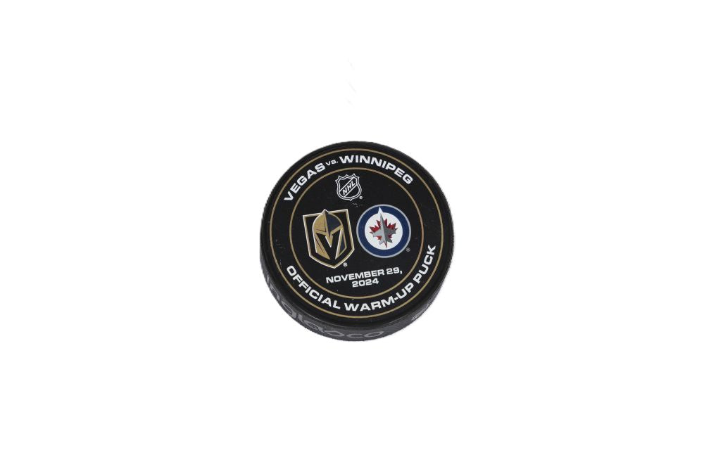 VGK vs WPJ Warm-Up Puck-11/29/2024
