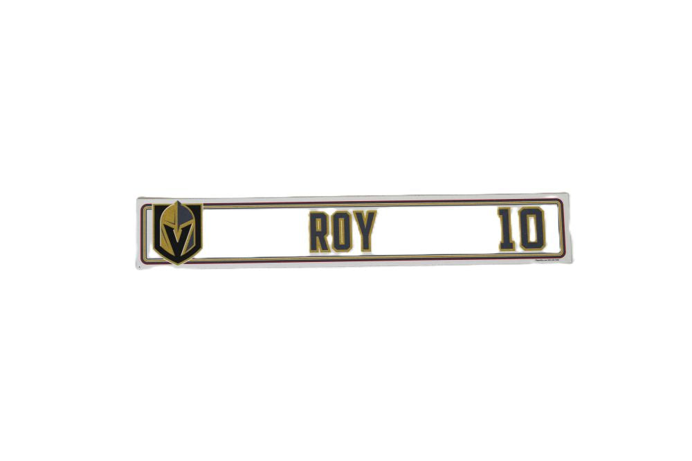 #10 Nicolas Roy 2024-2025 Locker Nameplate-19735