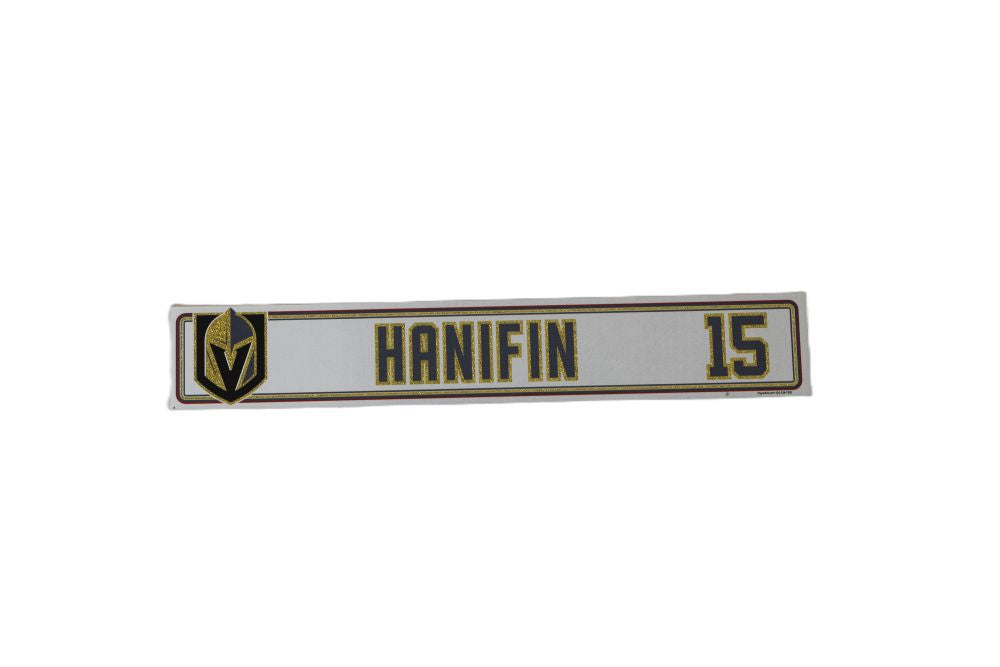 #15 Noah Hanifin 2024-2025 Locker Nameplate-19739