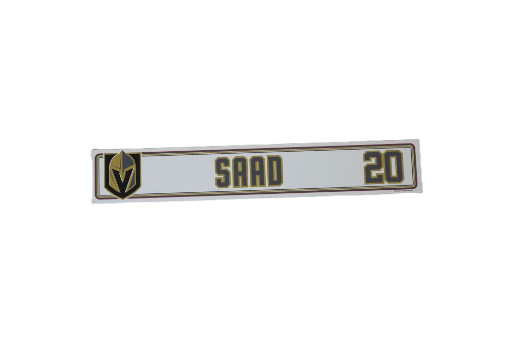 #20 Brandon Saad 2024-2025 Locker Nameplate-19748