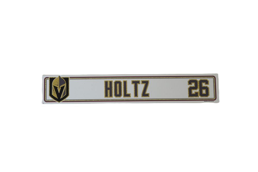#26 Alexander Holtz 2024-2025 Locker Nameplate-19754
