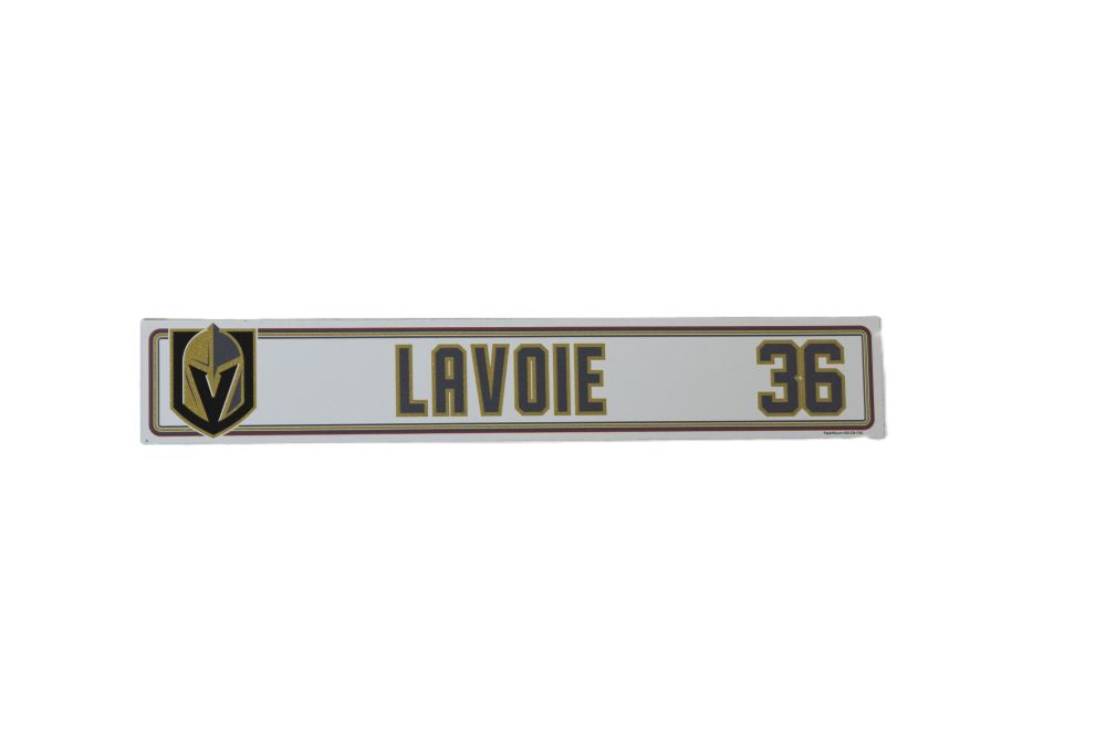 #36 Raphael Lavoie 2024-2025 Locker Nameplate-19693