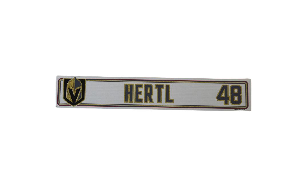 #48 Tomas Hertl 2024-2025 Locker Nameplate-19765