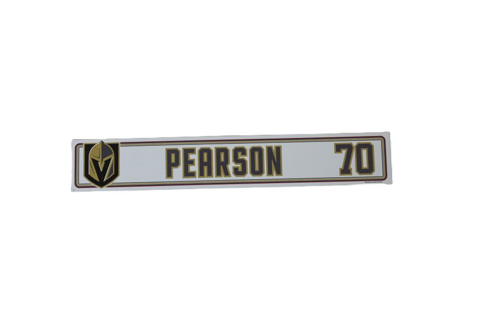 #70 Tanner Pearson 2024-2025 Locker Nameplate-19774