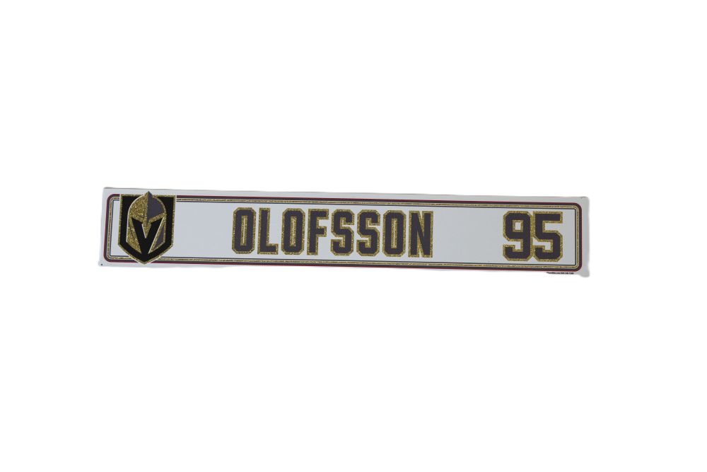#95 Victor Olofsson, Locker Nameplate-19777