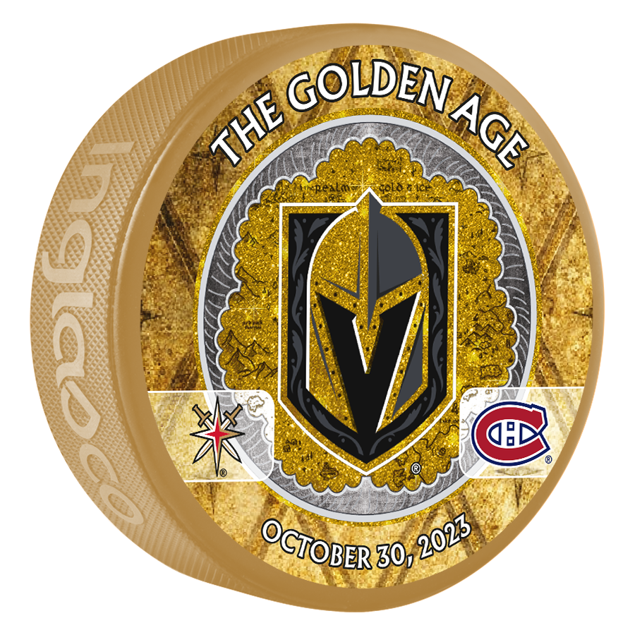 Montreal Canadiens VS Vegas Golden Knights Match-Up Puck - October 30, 2023