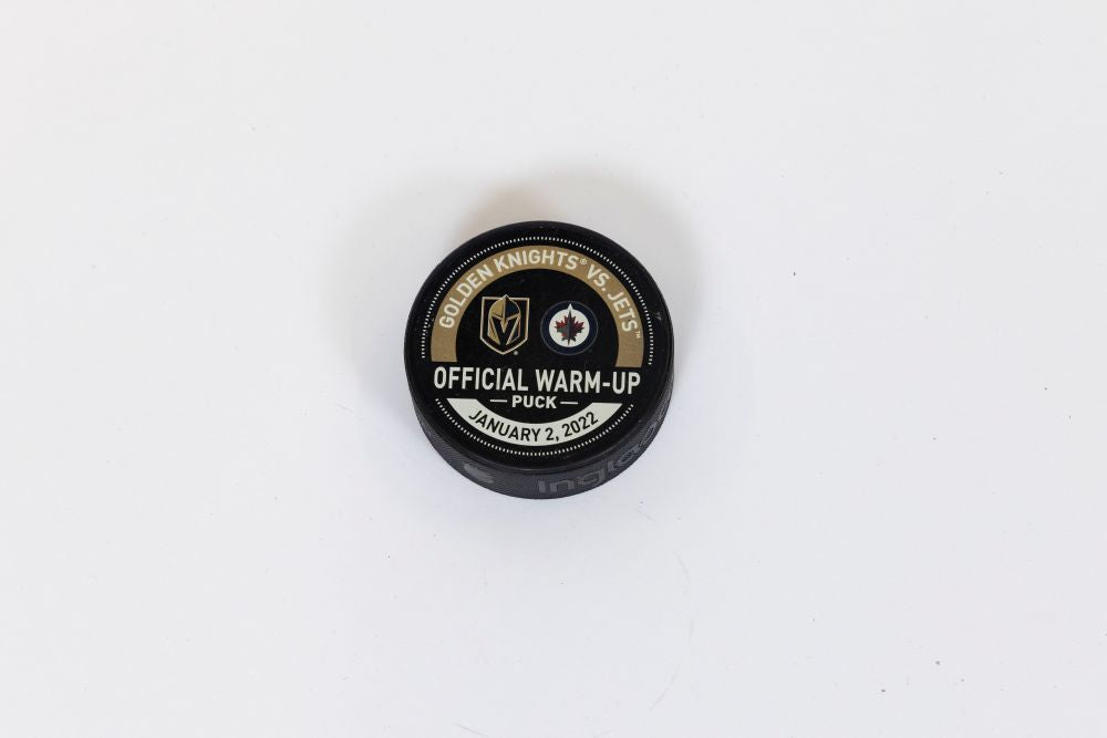 VGK vs WPJ Warm-Up Puck-1/2/2022
