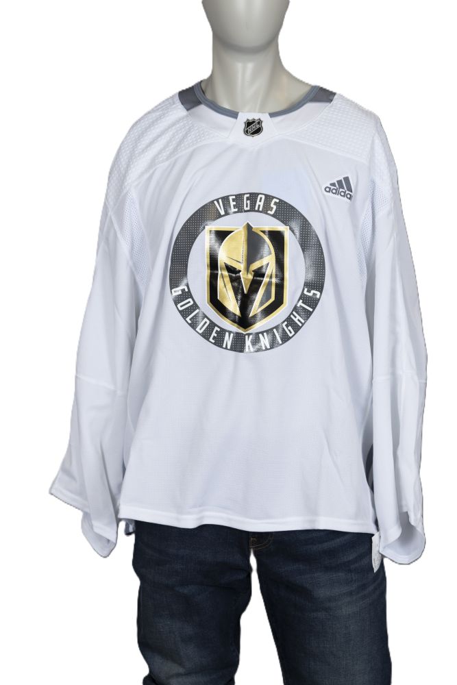 Vegas Golden Knights White/Gray Practice Jersey