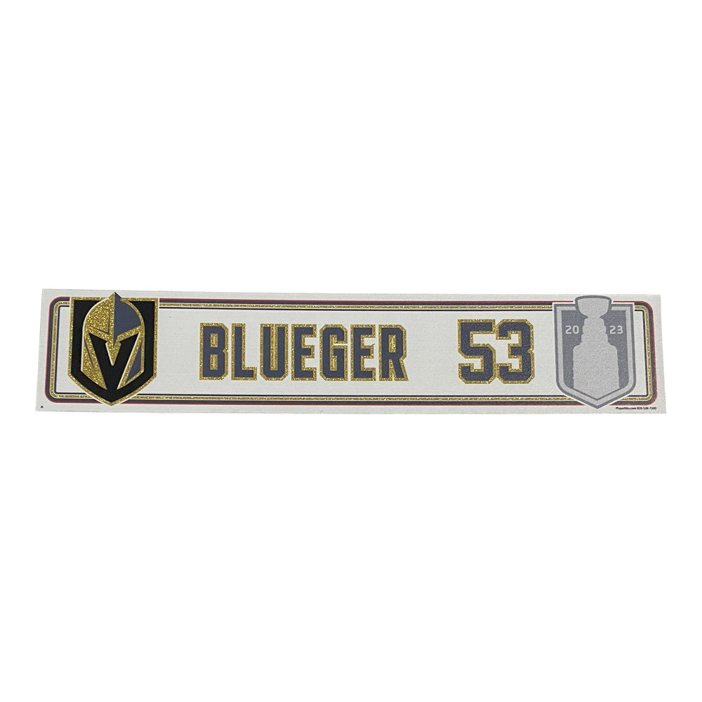 Blueger Stanley Cup Final Locker Away Nameplate - SC213