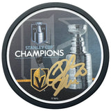 Vegas Golden Knights Chandler Stephenson Autographed Stanley Cup Puck