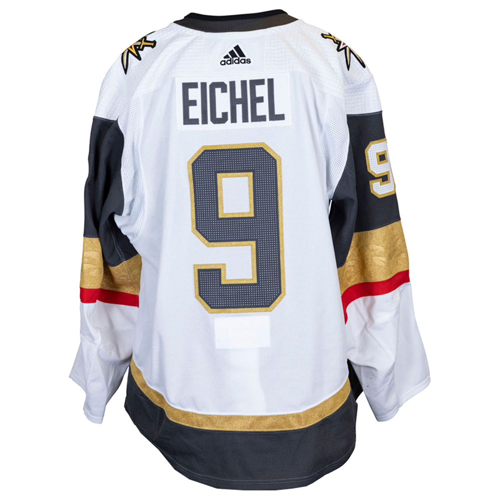 Game Worn 9 Jack Eichel 2023 2024 Stanley Cup Playoff Jersey 16850 Vegas Team Store