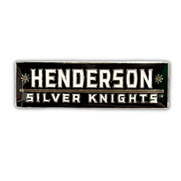 Henderson Silver Knights Wordmark Lapel Pin - BLACK / Each