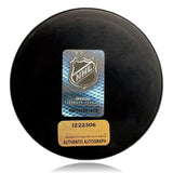 Vegas Golden Knights Logan Thompson Autographed Stanley Cup Puck