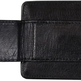 Vegas Golden Knights Black Leather Wallet with Money Clip