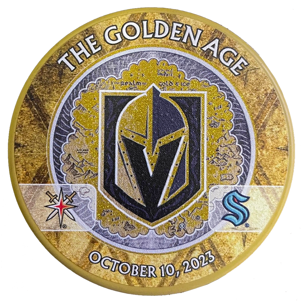 SEA vs. VGK Match-Up Puck - 10/10/2023