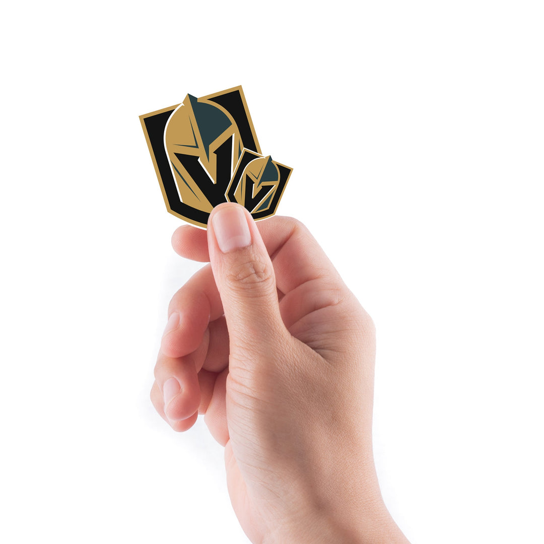 Vegas Golden Knights 5 Mixed Size Logo Minis Reusable Vinyl Decals