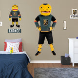 Chance Mascot - RealBig Collection - Official NHL - Vegas Golden Knights - Reusable Vinyl Wall Decals