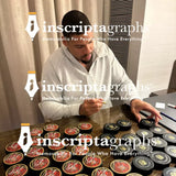 Vegas Golden Knights Ryan Reaves Autographed Reverse Retro Red Puck