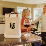 Vegas Golden Knights - Pinot Jute 2 Bottle Insulated Wine Bag