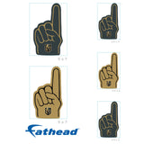 Vegas Golden Knights - 4 Foam Finger Minis (Mixed Sizes) - Official NHL - Reusable Vinyl Decals