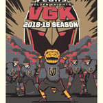Vegas Golden Knights 2018-2019 Season Serigraph - Print