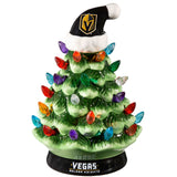 Vegas Golden Knights 8" Light Up Ceramic LED Christmas Tree