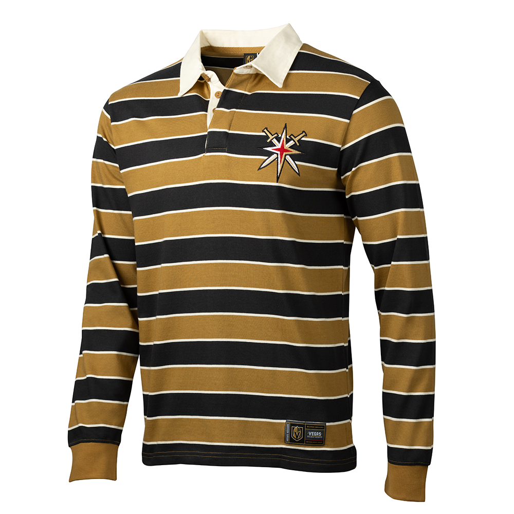 Rugby Golden Yellow Long Sleeve Shirt Vegas Golden Knights Alternate Rugby Shirt – Vegas Team Store