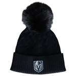 Vegas Golden Knights Audrey Knit - BLACK - Headwear