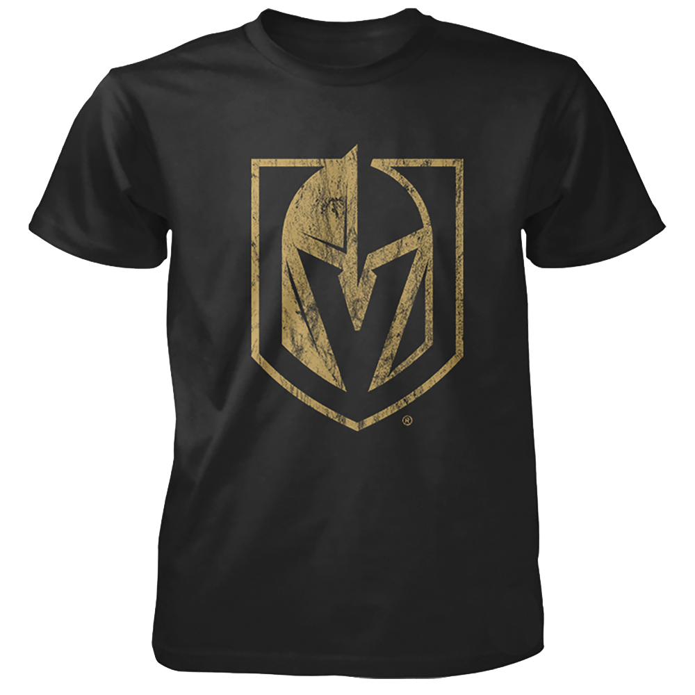 Vegas Golden Knights Battle Helmet Tee1
