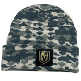 Vegas Golden Knights Card Suit Camo Knit - Headwear