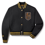Vegas Golden Knights Cropped Letterman Jacket - Outerwear