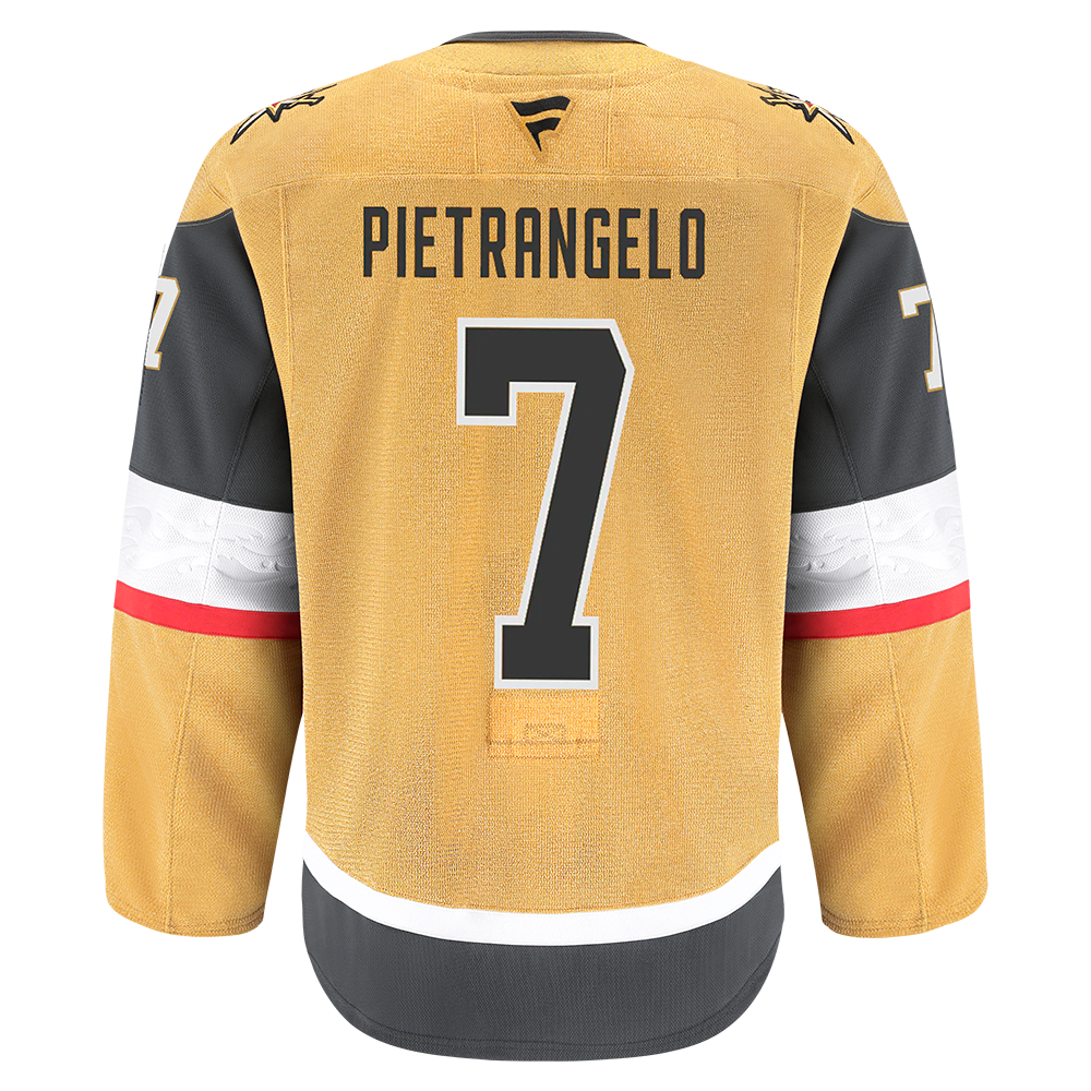 Vegas Golden Knights Fanatics Authentic Pro Alex Pietrangelo Jersey Vegas Team Store