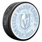 Vegas Golden Knights Frozen Ice Puck - BLUE WHITE / Each