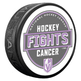 Vegas Golden Knights Hockey Fights Cancer Puck - Puck