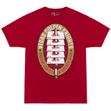 Vegas Golden Knights Impaled Playing Cards Tee - Shirt