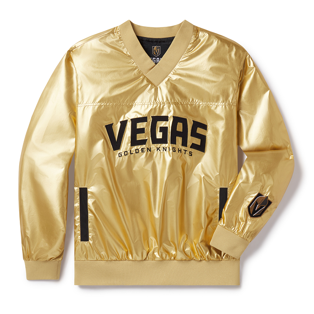 Vegas Golden Knights Metallic Coaches Windbreaker X-LARGE