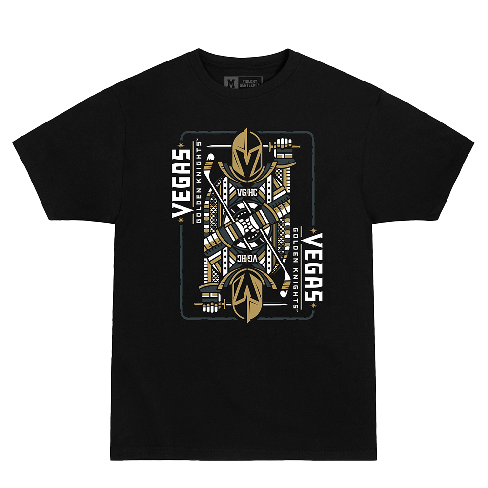 Vegas Golden Knights Playing Card Tee - Shirt