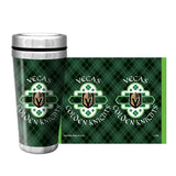 Vegas Golden Knights St. Patrick’s Day Tartan Tumbler