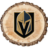 Vegas Golden Knights Tree Bark Ornament - Décor