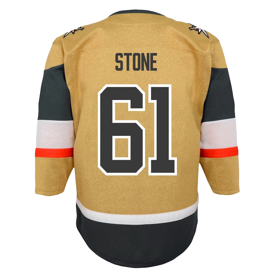 Vegas Golden Knights Youth Premier #61 Mark Stone Home Jersey