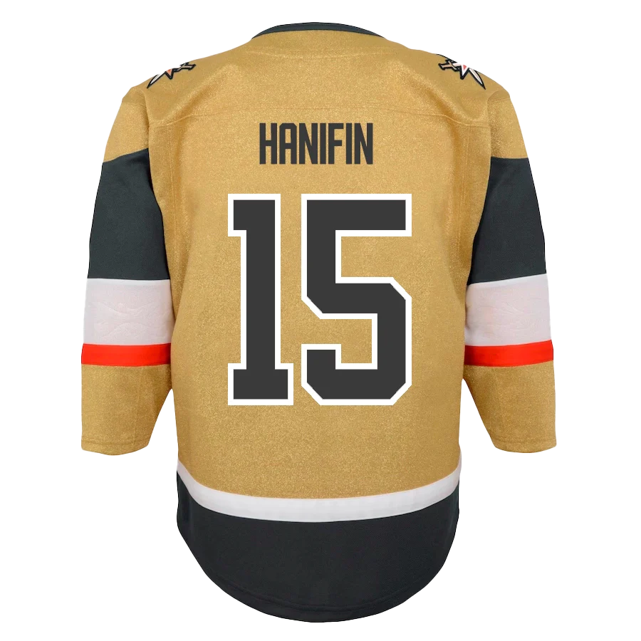 Vegas Golden Knights Youth Premier #15 Noah Hanifin Home Jersey