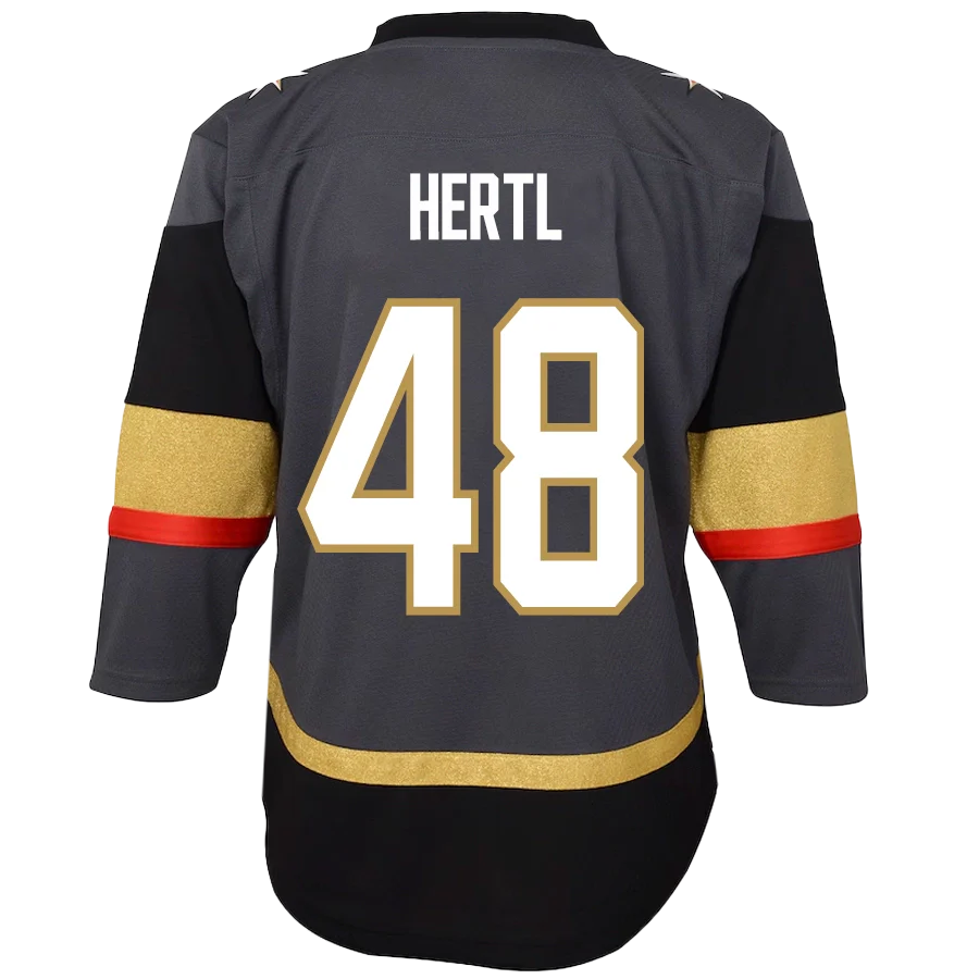 Vegas Golden Knights Youth Premier #48 Tomas Hertl Alternate Jersey