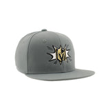 Vegas Golden Knights Youth Primary Bam Snapback - GREY
