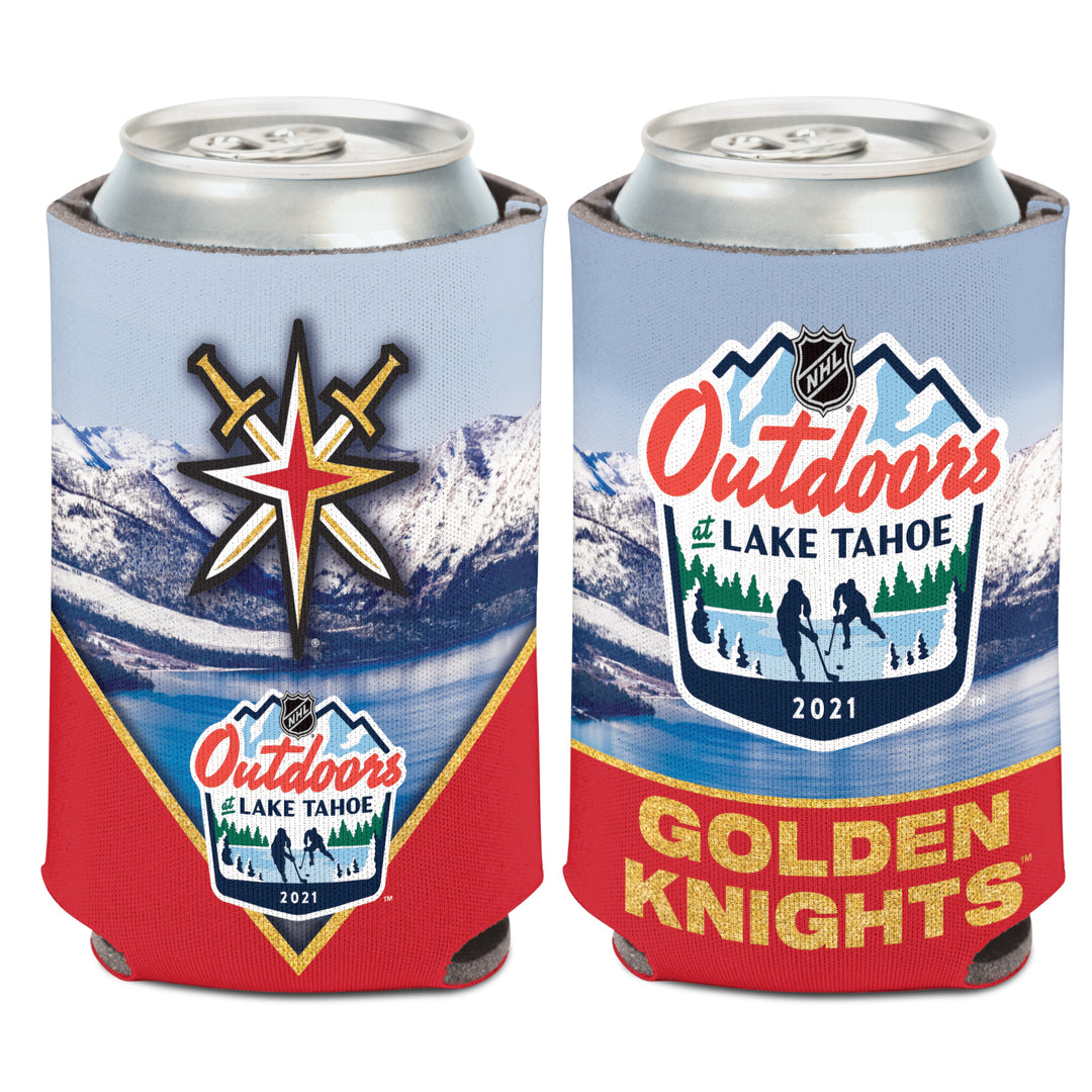 Vegas Golden Knights NHL Outdoors at Lake Tahoe Can Cooler 2-Pack - Vegas Team Store