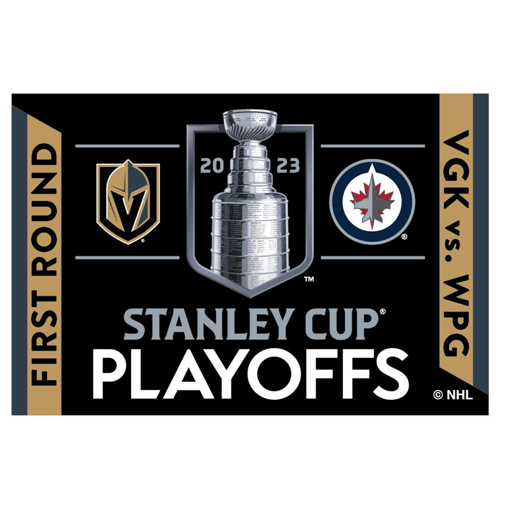 Vegas Golden Knights 2023 Stanley Cup Playoff Round 1 Dueling Magnet