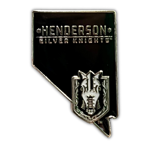 Henderson Silver Knights Cross Sticks Lapel Pin