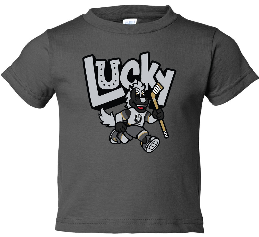 Henderson Silver Knights Toddler Lucky Tee- Charcoal - Vegas Team Store