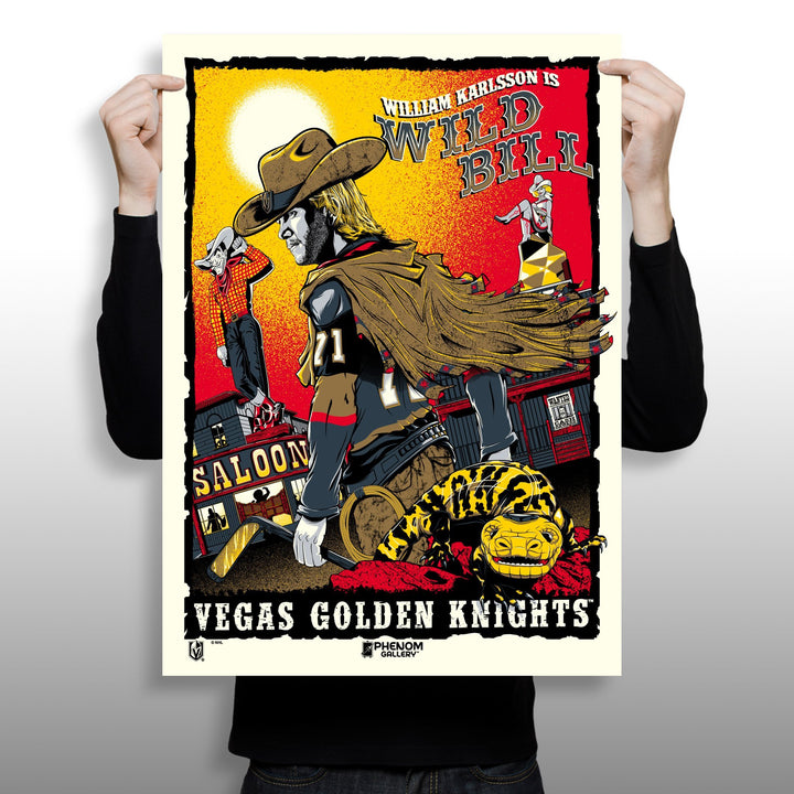 Vegas Golden Knights "Wild Bill" Serigraph